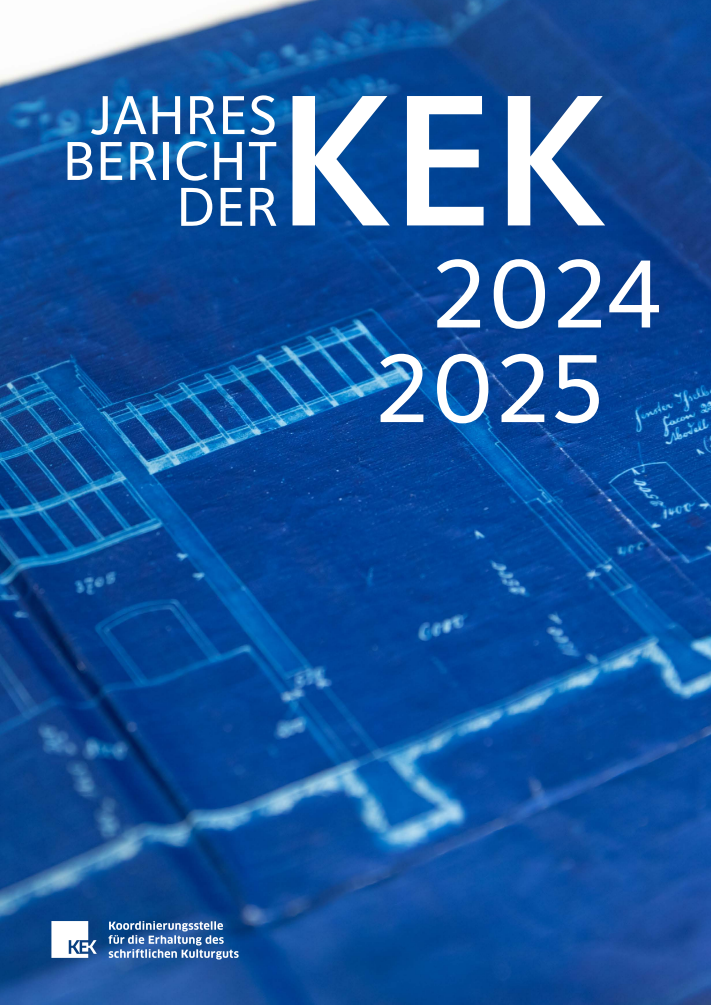 Das Cover des Jahresberichts der KEK 2024/2025